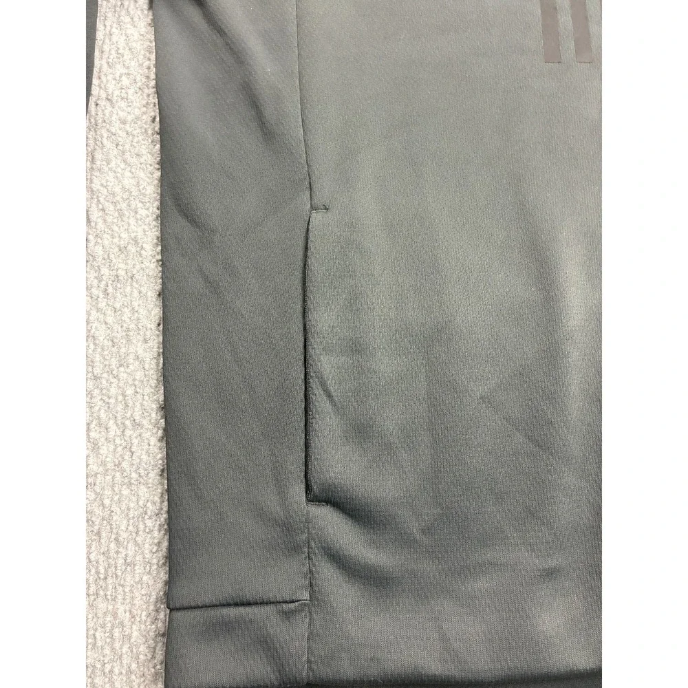 Adidas ClimaWarm Jacket Mens Small Gray Full Zip Training Track FM5538
